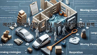 예산군 고덕면 상몽리 이사 청소: 새출발 위한 완벽 가이드