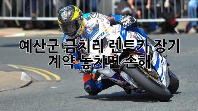 예산군 금치리 렌트카 장기 계약, 놓치면 손해! 🚗💨